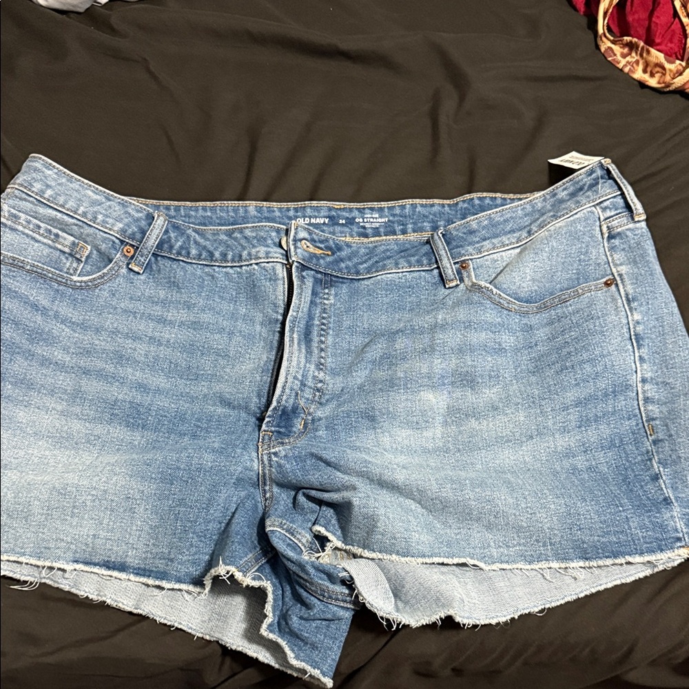 Old Navy High Rise OG Straight Jean Shorts